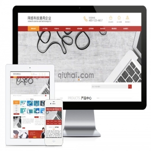 易优网络软件科技公司网站模板【编号651】