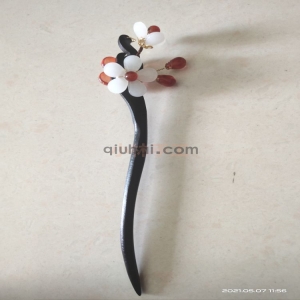 汉服头饰发簪民族古风格盘发木钗简约发夹古装配饰品