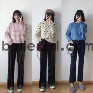 学生党时尚减龄搭配示范，小清新气息迎面而来