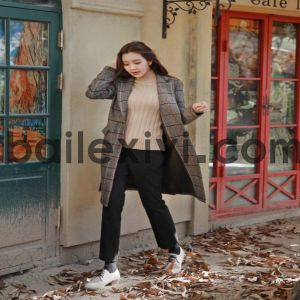 秋冬毛呢大衣 穿上就很美，简单又大方