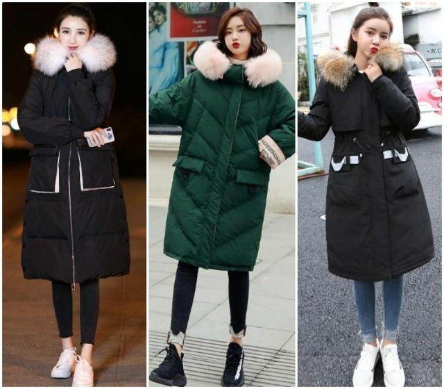 秋冬羽绒服穿搭示范，这个冬天美丽不"冻人(图4)