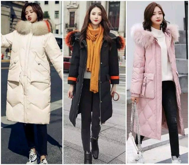 秋冬羽绒服穿搭示范，这个冬天美丽不"冻人(图6)