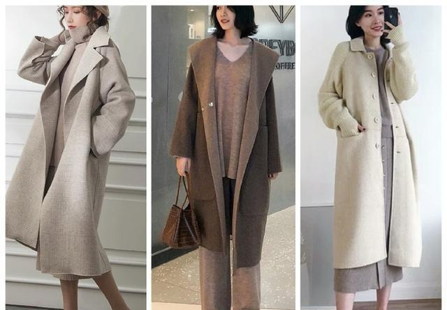 秋冬日常气质穿搭，大衣搭配针织裙，穿出最美的你(图10)