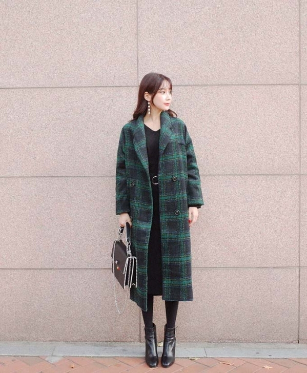秋冬毛呢大衣 穿上就很美，简单又大方(图6)