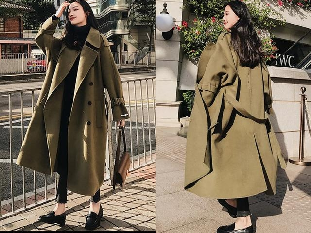 秋冬毛呢大衣 穿上就很美，简单又大方(图8)
