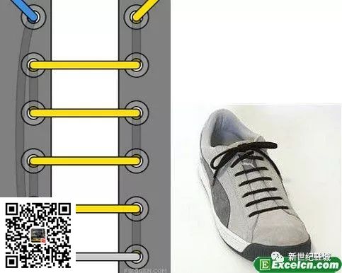 (图5) 鞋带的24种系法图解(图5)