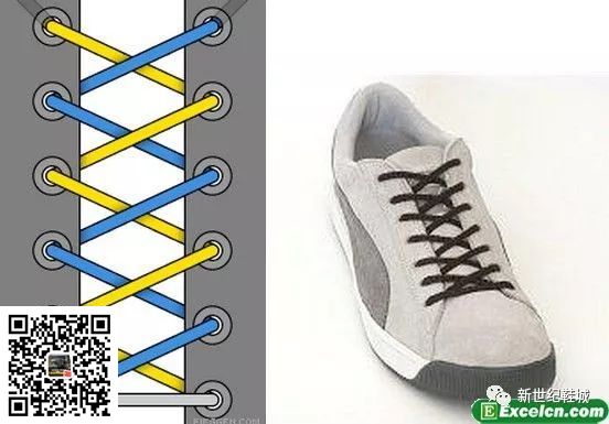 (图9) 鞋带的24种系法图解(图9)