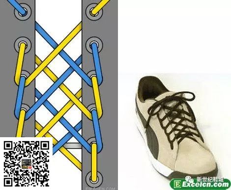 (图11) 鞋带的24种系法图解(图11)