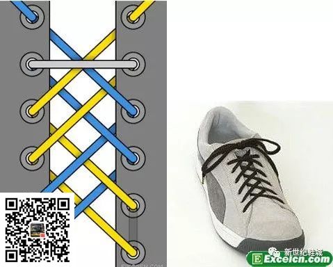 (图12) 鞋带的24种系法图解(图12)