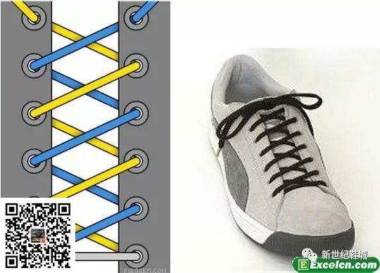 (图16) 鞋带的24种系法图解(图16)