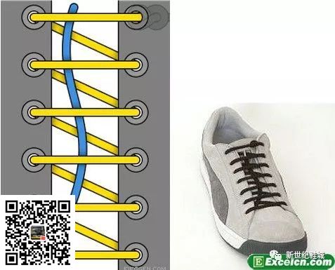 (图22) 鞋带的24种系法图解(图22)