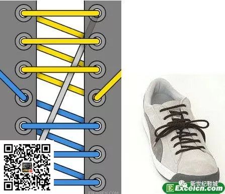 (图21) 鞋带的24种系法图解(图21)