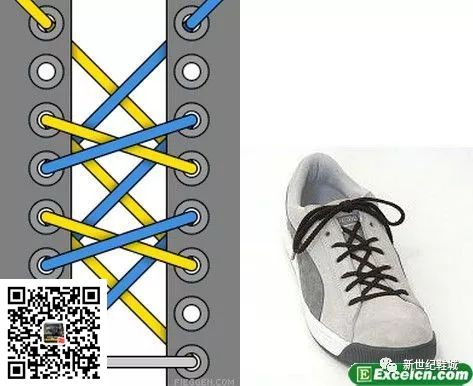 (图17) 鞋带的24种系法图解(图17)