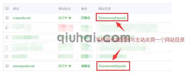 手机站域名的正确配置方式(图4)
