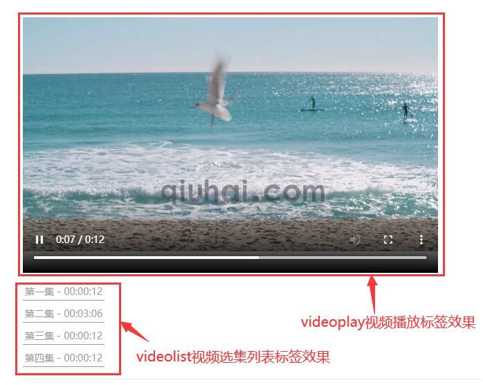videolist 视频选集列表(图1)